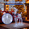 Lighted Christmas reindeer decoration with 170 cold white LED lights, perfect for festive indoor and outdoor displays.