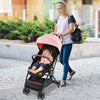 Lightweight Aluminium Frame Baby Stroller with Net-Pink - Gallery View 1 of 8