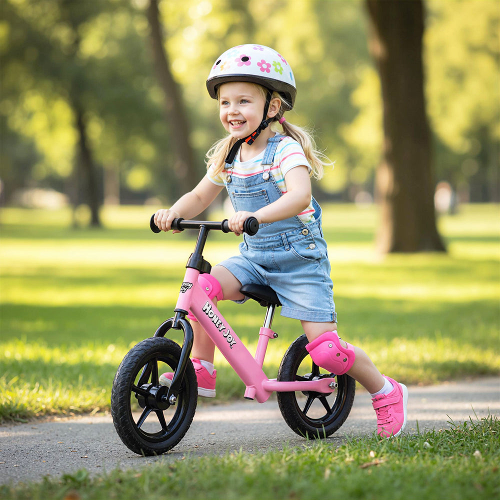 Lightweight Toddler Balance Bike No Pedal Training Bicycle-Pink - Gallery View 1 of 10