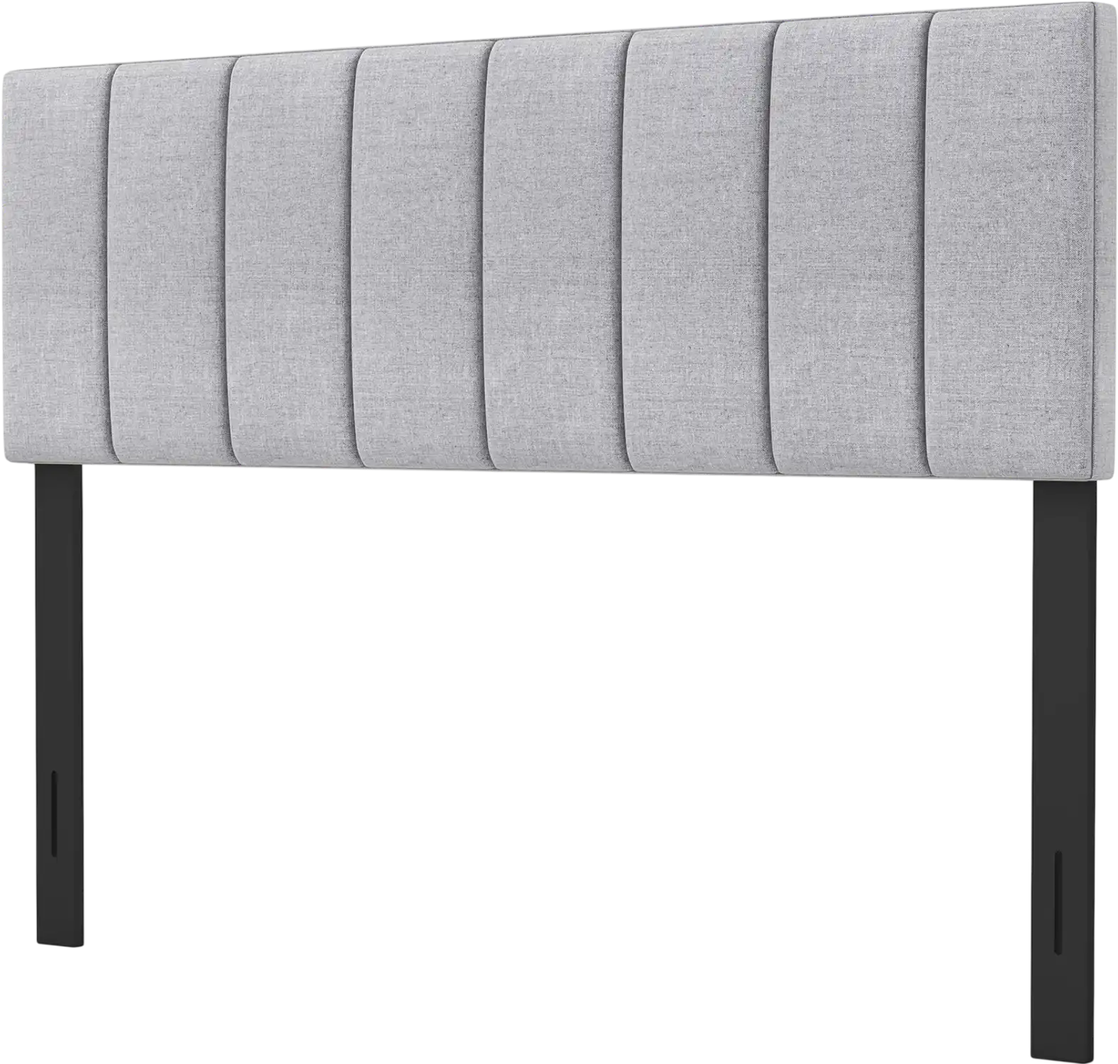 Costway Linen Upholstered Adjustable Width Headboard 87624519 New