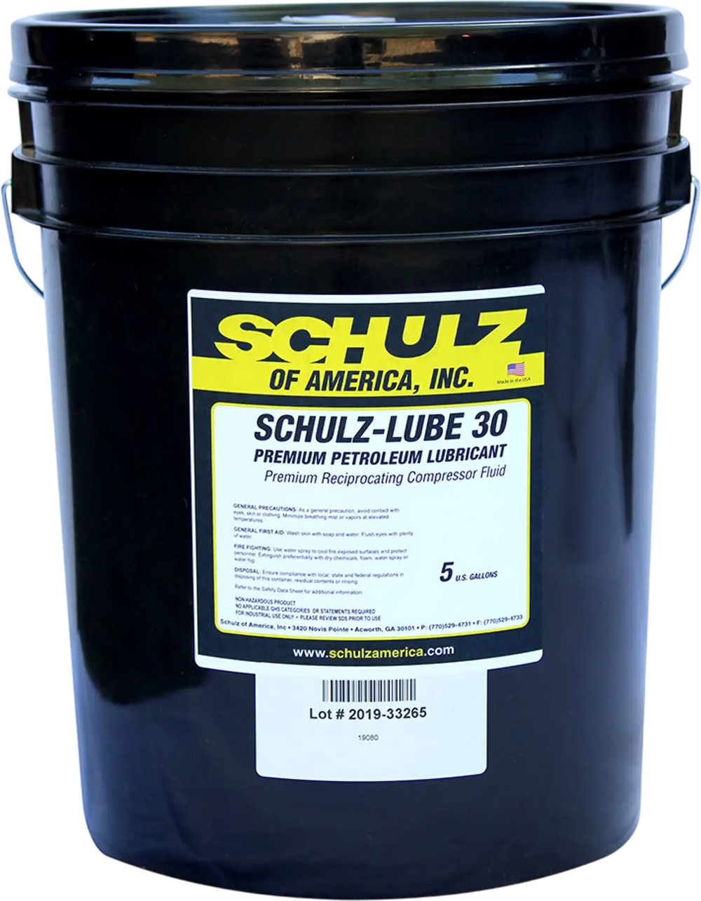 Schulz 5 Gal, 30wt, non detergent, mineral oil Lubricant