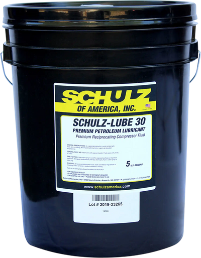 Schulz Lubricant 5 gal. 30wt Non-Detergent Mineral Oil New