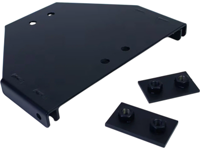 MotoAlliance MA11145 ATV Plow Mount Plate 7 Gauge Steel Black New