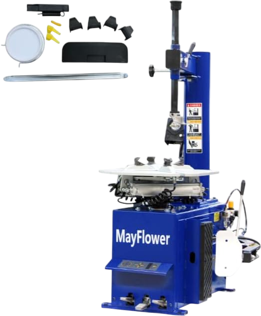 Mayflower Tools Semi-Automatic Tire Changer 1.5 HP with Bead Blaster MAY-950-TIRE New