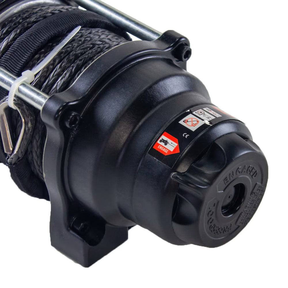 MotoAlliance Viper Midnight Winch 3000lb Black Synthetic Cable New