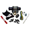 MotoAlliance Viper Midnight Winch 3000lb Steel Cable New