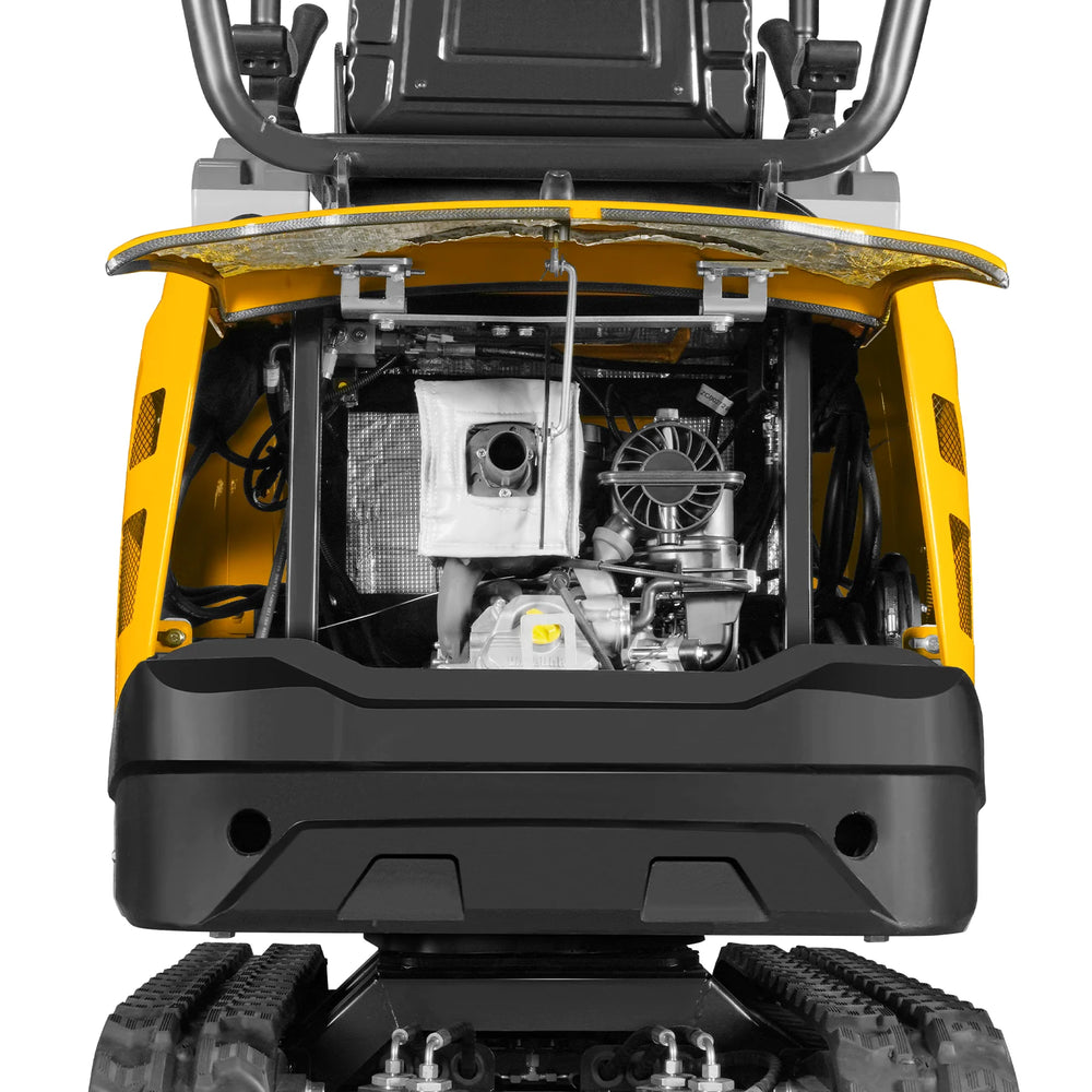 Mini Compact Excavator B&S VANGUARD 408cc 14hp Engine,  65.7" Max. Digging Depth, 1 Ton, 2370 LBS Operating Weight,  MEC10