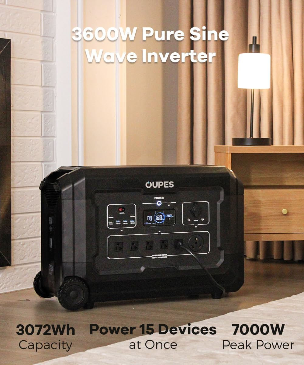 Oupes Mega 3 Portable Power Station 3072Wh 3600W S3 New