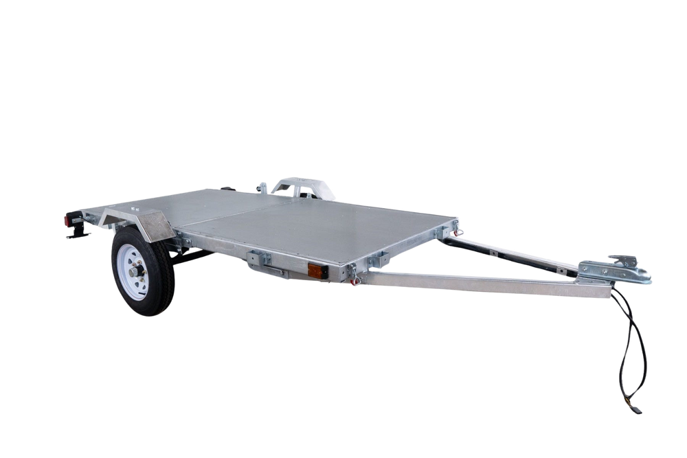 DK2 MFT4X8G Folding Utility Trailer Kit 4 ft. x 8 ft. 1450 lbs. Capacity Galvanized Steel Silver New