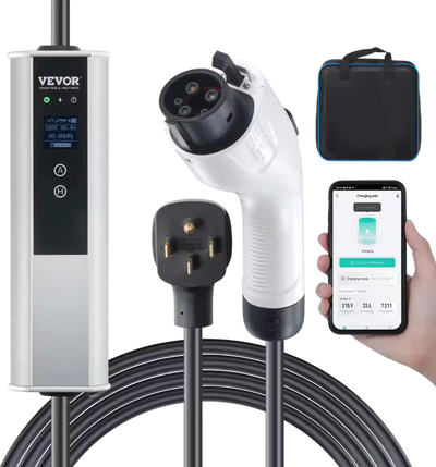 Vevor Level 2 Portable EV Charger 40A 240V with 25 Ft Charging Cable N14-50P Adjustable Current New