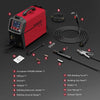 Arccaptain MIG200 MIG Welder 6-in-1 Multi Process Machine 110/220V New