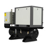 10HP Combined Rotary Screw Air Compressor with Dryer & 66-Gal ASME Tank | 32 CFM,  116 PSI,  230V 3-Phase - Industrial Grade