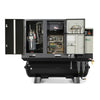15HP Combined Rotary Screw Air Compressor with Dryer & 105-Gal ASME Tank | 45 CFM,  116 PSI,  230V 3-Phase - Industrial Grade