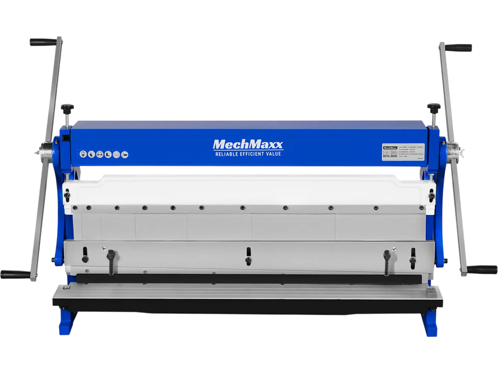 40-inch 3-in-1 Pan and Box Brake – Slip Roll, Shear, Bending Machine for Sheet Metal, 20 Gauge Mild Steel, Adjustable Fingers, Heavy Duty, Metalworking, Fabrication, Rolling, Bending MMCB4020