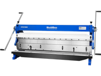 52-inch 3-in-1 Pan and Box Brake – Slip Roll, Shear, Bending Machine for Sheet Metal, 20 Gauge Mild Steel, Adjustable Fingers, Heavy Duty, Metalworking, Fabrication, Rolling, Bending MMCB5220