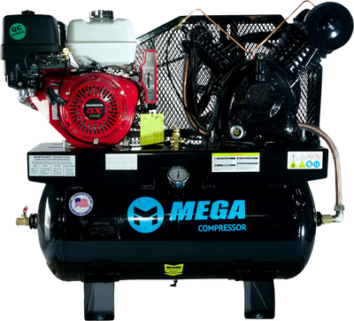 Mega Compressor MP-13030GTU Air Compressor Truck Mount 30 Gallon 13 HP 175 PSI Honda Engine Gas New