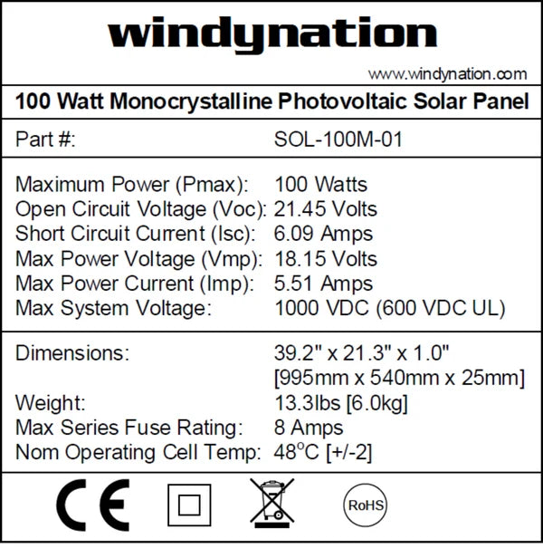 WindyNation MSPK-400W-15 Solar Panel Complete Kit 400W P30L LCD Controller with VertaMax Power Inverter for 12 Volt Battery Systems New