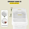 Vevor 21 Gal. Commercial Ingredient Storage Bin with Scoop and Sliding Lid 400 Cup New