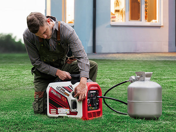 Maxpeedingrods MXR4000GT-US Dual Fuel Inverter Generator 3200W/4000W Low THD Parallel RV Ready CO Alert Bluetooth Control New