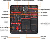 Maxpeedingrods MXR4800IE-US 3800W/4800W Generator Gas Low THD Inverter CO Alert Remote Start New
