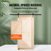Vevor Barn Door and Hardware Kit 42" x 84" Smooth and Quiet Wood Sliding Door Kit New