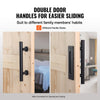 Vevor Barn Door and Hardware Kit 42" x 84" Smooth and Quiet Wood Sliding Door Kit New