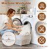 Machine washable electric bed warmer with dual controllers and 9 heat settings, designed for twin size mattresses.