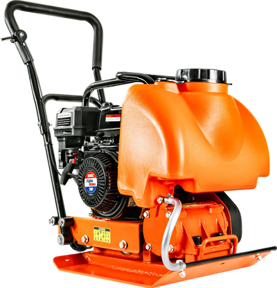 Super Handy GUO119 Plate Compactor with Water Tank 7HP 4200lbs Impact Force New