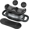 Massage gun with three interchangeable heads, three modes, and anti-slip handles for deep tissue muscle relief.