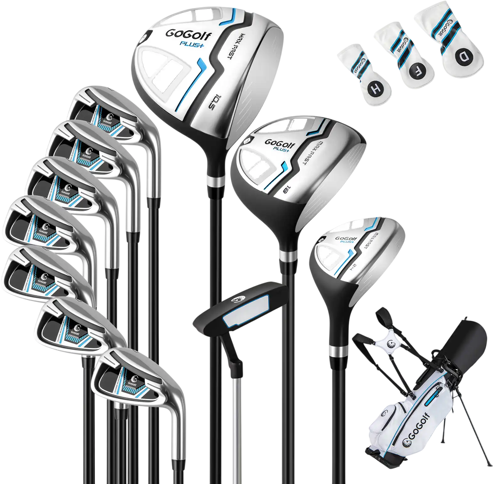 Costway Men's Complete Golf Club Set w/ Bag 46213390 New