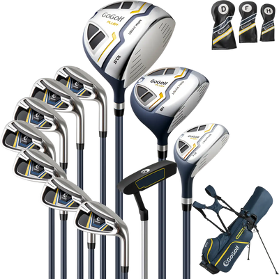 Costway Men's Complete Right-Handed Golf Club & Stand Bag Set 78838252 New