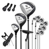 Mens LeftHanded Complete Golf Clubs and Bag Set Portable Lightweight Golf Stand Bag-Black - Gallery View 1 of 10