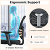 Ergonomic mesh drafting chair with adjustable armrests and foot-ring, featuring S-shaped backrest for fatigue relief.
