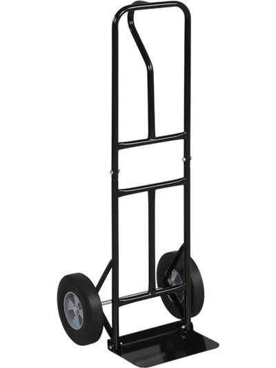 Costway Heavy-Duty Metal Hand Truck Moving Dolly Cart w/ P-Handle & 10