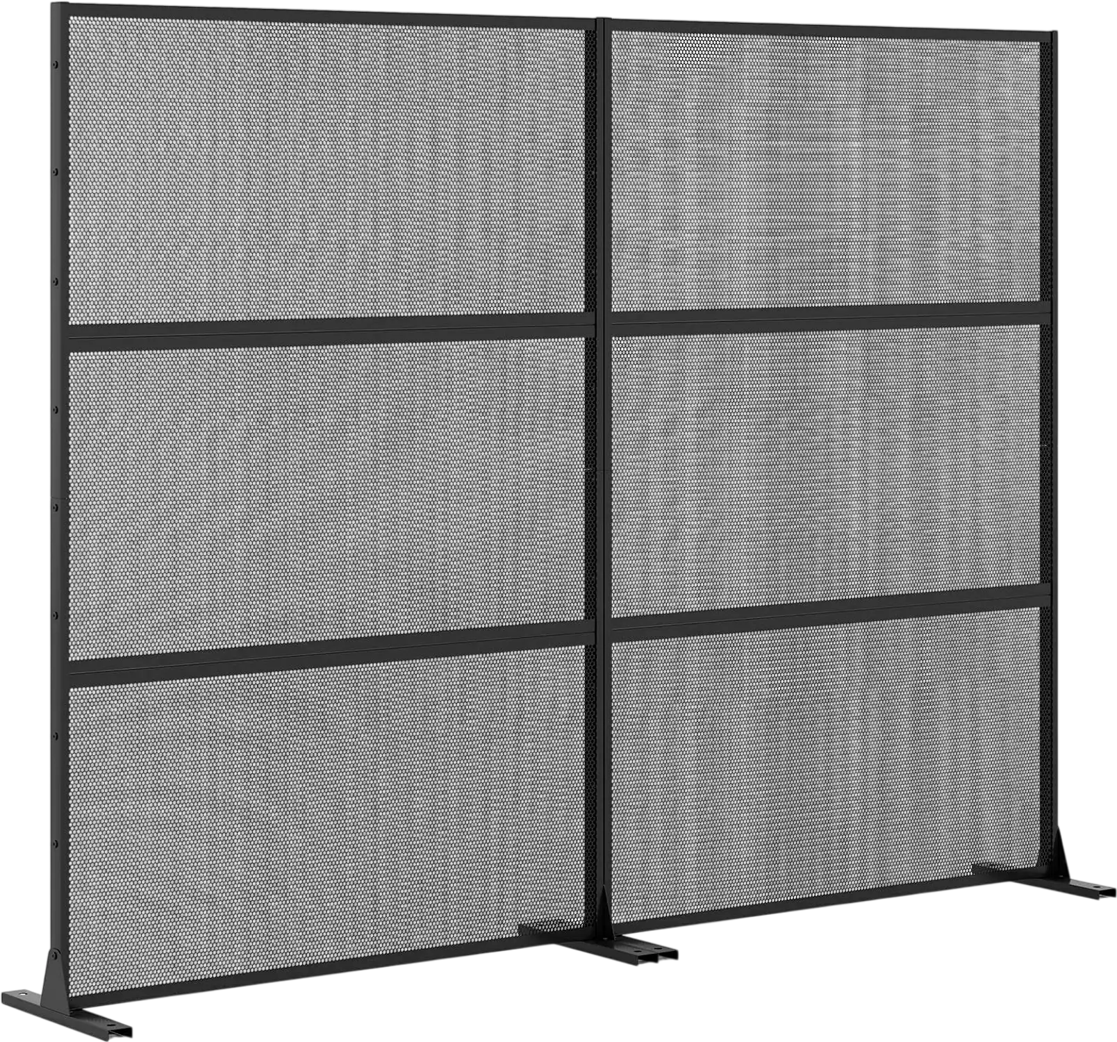 Costway Set of 2 Metal Privacy Screen Room Dividers 72