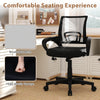 Mid-back ergonomic office chair with breathable mesh, lumbar support, and sponge seat for comfort during long sitting.