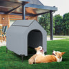 Large/Middle/Small Outdoor Elevated Pet House with Ventilated Windows-M - Gallery View 1 of 9