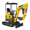 Mini Compact Excavator Kubota D902 Engine,  89" Max. Digging Depth, 1.7 Ton, 4145 LBS Operating Weight,  MEC17