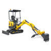 Mini Compact Excavator Kubota D902 Engine,  95" Max. Digging Depth, 1.7 Ton, 4190 LBS Operating Weight,  MEC17PRO