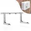 Mini split wall mounting bracket made of zinc-coated steel, adjustable for 6000-12000 BTU AC units, with anti-vibration.