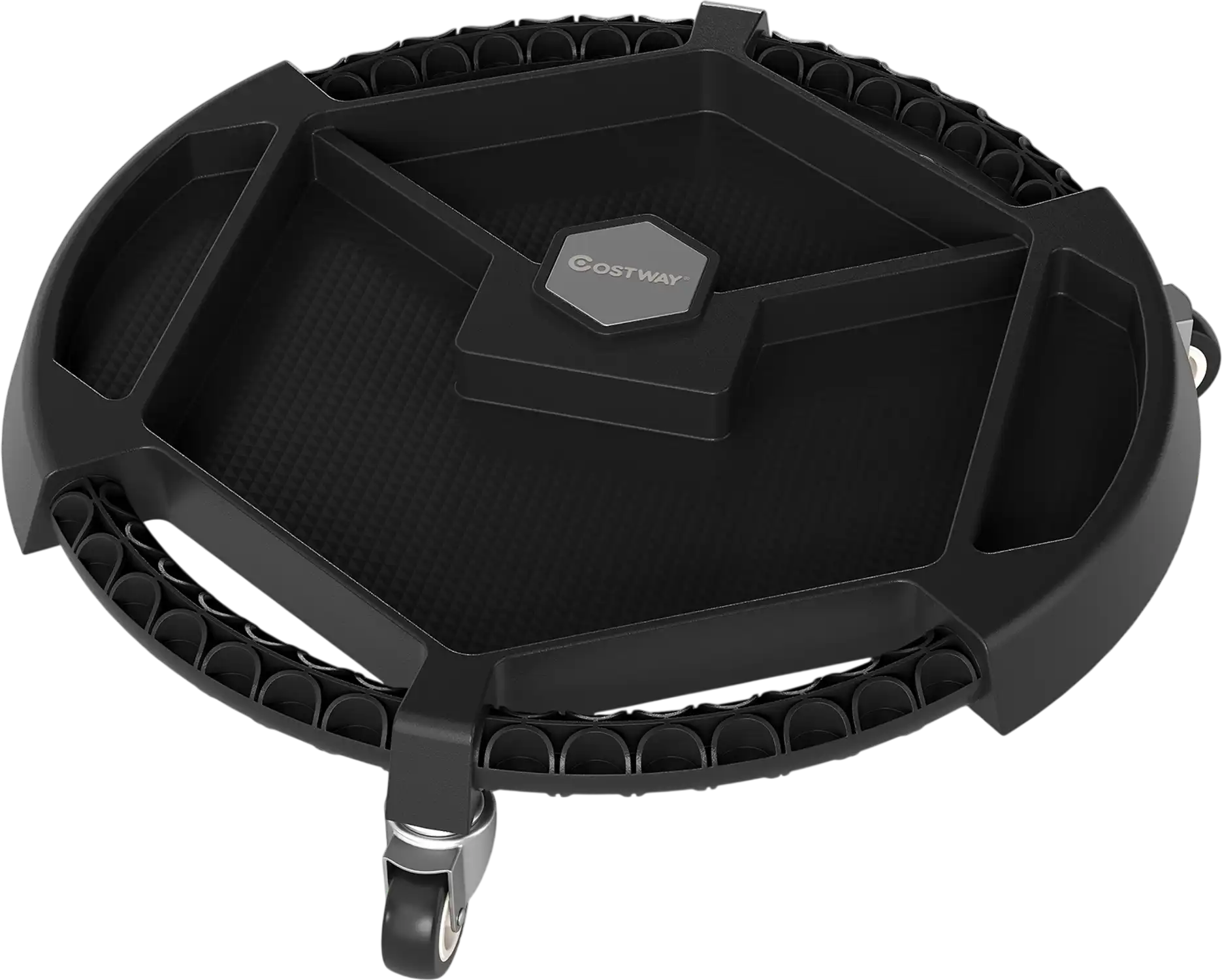 Costway Mobile Automotive Tool Creeper 3 Swivel Casters 4 Compartments 31209530 New