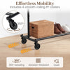 Mobile garment rack with 360° swivel casters for effortless mobility, featuring a heavy-duty metal frame and extendable.