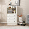 Modern Storage Dresser with Anti-toppling Device-White - Gallery View 1 of 12