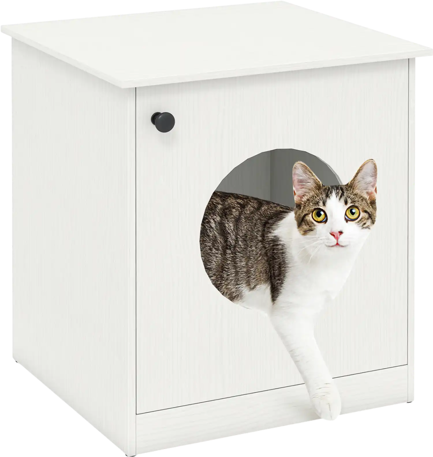 Costway Modern Cat Litter Box Enclosure 99468604 New