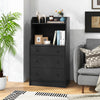 Modern Storage Dresser with Anti-toppling Device-Black - Gallery View 1 of 7