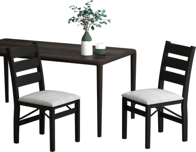 Costway Modern Upholstered Folding Chairs Set of 2 Black 94278563 New