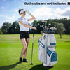 Molded Lock Top Golf Cart Bag with 14-Way Full Length Dividers and 11 Pockets-Navy - Gallery View 1 of 9