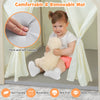 Montessori style indoor playhouse with a comfortable, removable mat, perfect for toddlers aged 2-6 years old.