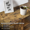 Spacious wooden tabletop of the multipurpose storage cabinet, ideal for potted plants and decor, with a waterproof.
