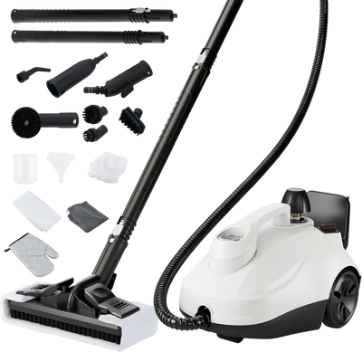Costway Multipurpose Portable Steam Cleaner 1800W 61 oz Tank 96248517 New